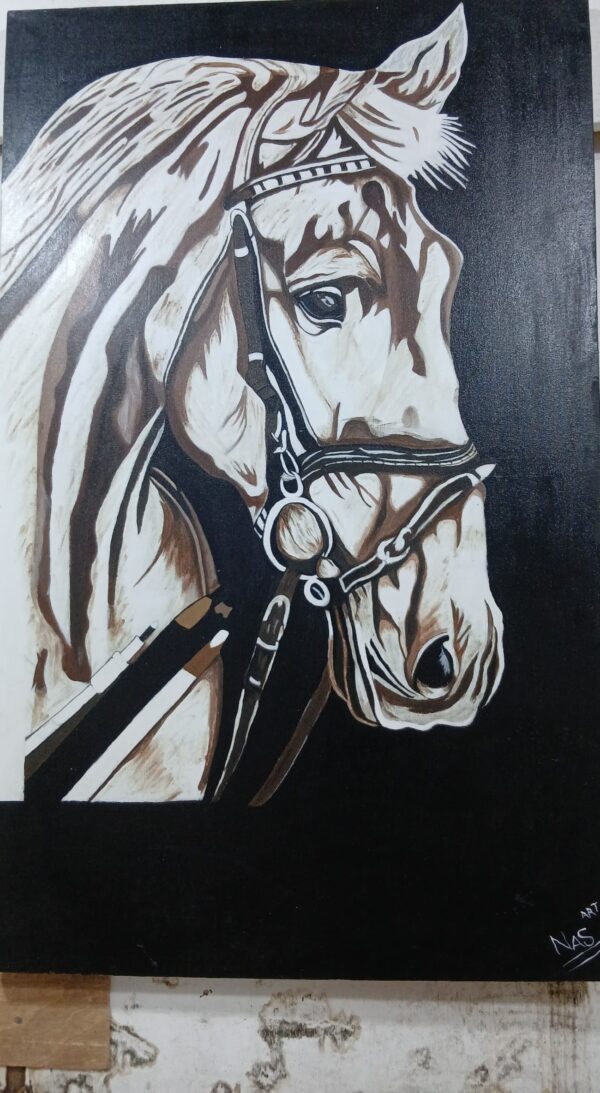 Midnight Majesty – Luxury Horse Portrait Wall Art